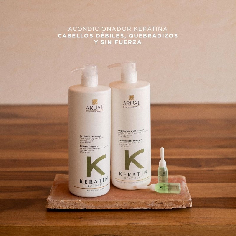 Arual Keratin 1L Conditioner 1 Pack (1 x 1050 g)