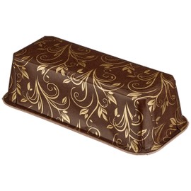 Städter 903722 Einweg Kastenformen Maxi braun, Pappe, mehrfarbig, 23 x 11 x 8 cm, 6-Einheiten