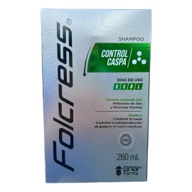 Shampoos Folcress Antigrasa /control Caspa / 2 De 260 Ml
