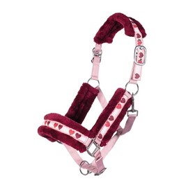 HKM Amelie Headcollar Dusky Pink Shetty