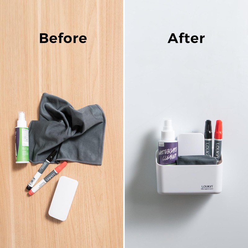 loukin Magnetic Marker Holder, Dry Erase Marker Holder, Remote Control