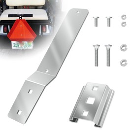 Fixirons Slow Moving Vehicle Sign Mount Kit for Tractor or Golf Car (1 Tractor Bracket, 1 Sign Bracket, 4 Bolts and 4 Nuts)
