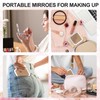 Folding Compact Mirror, Pocket Mirror for Women Handheld Foldable &