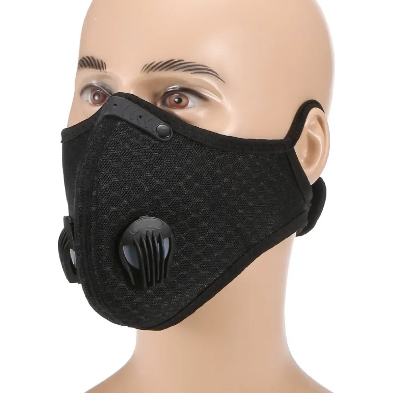 Mascarilla Bucal Para Adultos Con Filtro De Carbón Activo De