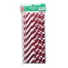 Christmas Party Red Foil Paper Straws - 40 Count, 7.59
