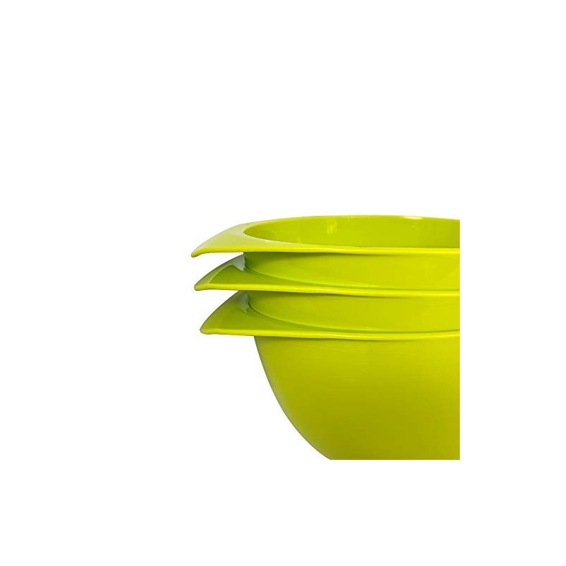 WePrep Mixing Bowl with spout and Handle | Green Set