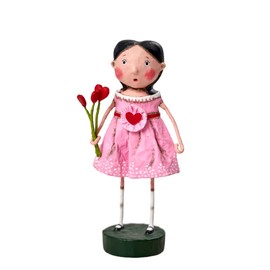 Lori Mitchell Collecting Hearts Valentines Day 6 Figurine