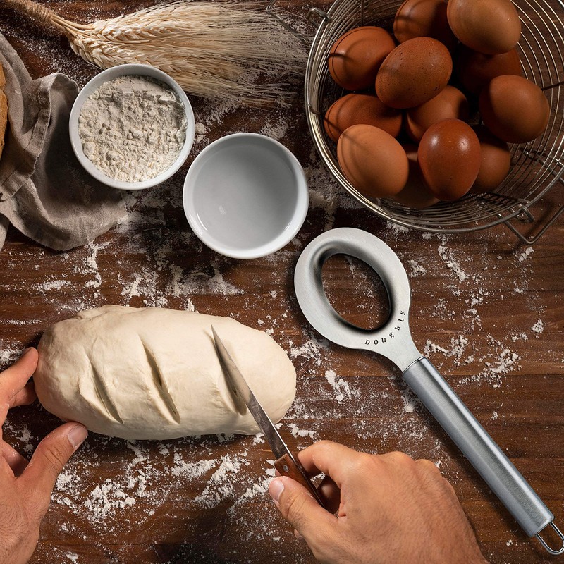 Doughty Stainless Steel Dough Whisk, Mixing and Kneading Tool –