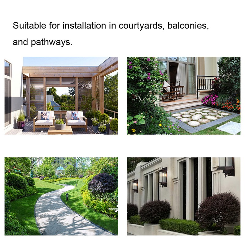 Solar Powered Pathway LED Lights Outdoor Garden Lawn Decoration Landscape