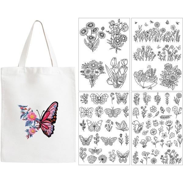 Stick & Stitch Embroidery Transfer Paper - 4 Sheet Water