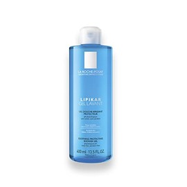 La Roche-Posay Lipikar Gel Lavant, Gel de Ducha con Niacinamida para Piel Sensible, Limpiador Suave para Rostro y Cuerpo para Todas las Pieles, 400 ml