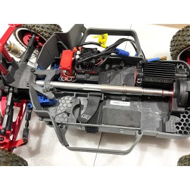 GMX Aluminum Center CVD Driveshaft With Spring for Arrma Senton 3S BLX Silver