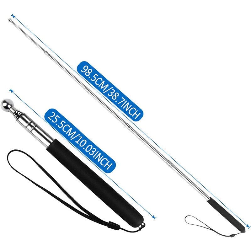 3 Pack Teachers Pointer Stick, Telescopic Teacher Pointer Stick Classroom