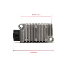 The ROP Shop Voltage Regulator Rectifier Assembly for Yamaha 47X-81960-A1-00, 47X81960A100