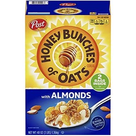 Post Honey Bunches of Oats with Almonds, 48 oz. 3PK