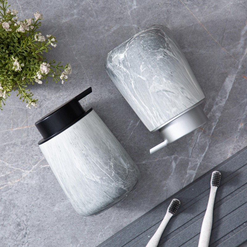 Enra Ceramic Foaming Soap Dispenser,12 oz Gray Foam Soap Dispenser