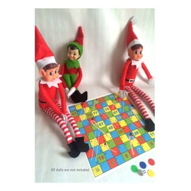 Elf Snakes and Ladders called Candy Canes and Ladders Prop Accessories Props Ideas Joke Christmas Decoration