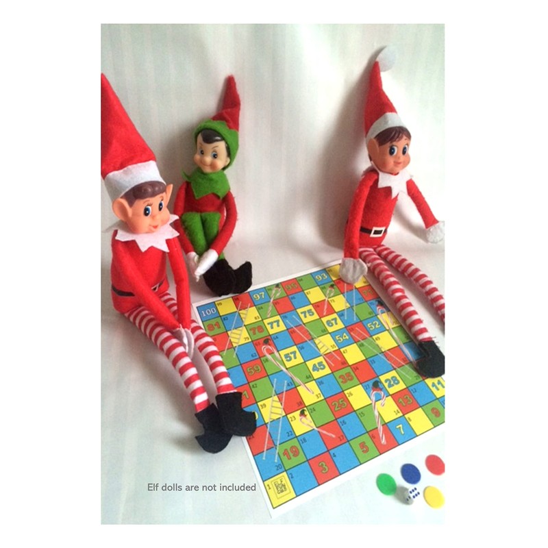 Elf Snakes and Ladders called Candy Canes and Ladders Prop