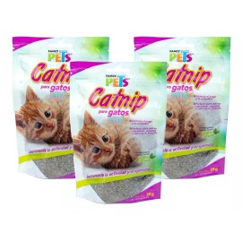 Fancy Pets Atrayente En Hierba Gatos Catnip 28 G Hierba Gatera 3 Pzas