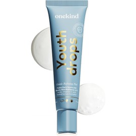 Onekind Youthdrops Night Aha Bha Rejuvenecimiento Suave, Refinación De Poros Y Líneas Finas 20% Exfoliante Suero Peel Con Vitamina C, Ácido Glicólico, Ácido Salicílico, Ácido Málico Y