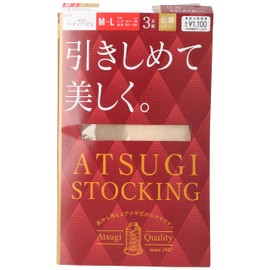 Atsugi FP11113P Women's Stockings, 3 Pairs, nude beige