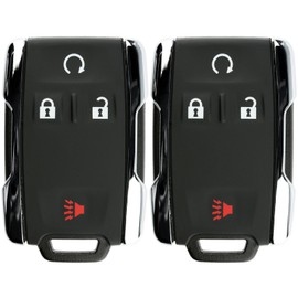KeylessOption Keyless Entry Remote Control Car Key Fob Replacement for Chevy GMC M3N-32337100 (Pack of 2)