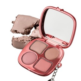 fwee (4 Colors) Pocket Cheek Palette (CP03 Pomelo & Peach, 1 Piece)