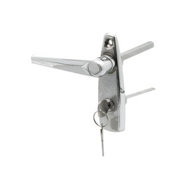 Prime-Line GD 52147 Door Left Handle Lock, Diecast Zinc, Chrome Plated (Single Pack)