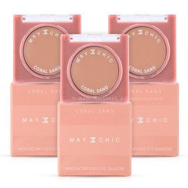May Chic Infused Eyeshadow Coral Sand 3pcs