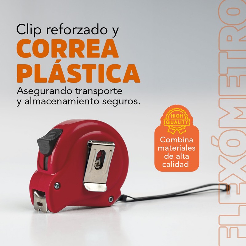 Flexometro 5 metros | Cinta Metrica de 1" - Herramientas