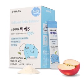 U2Biome Bebe B Balance Probiotics Powder for Infants & Babies, Support Infant Gut Health, Easy-to-Take Powder, Age 3+ Months, Multi-Strain 4 Billion CFU, 60g (30 Packets) - 1 Month Supply