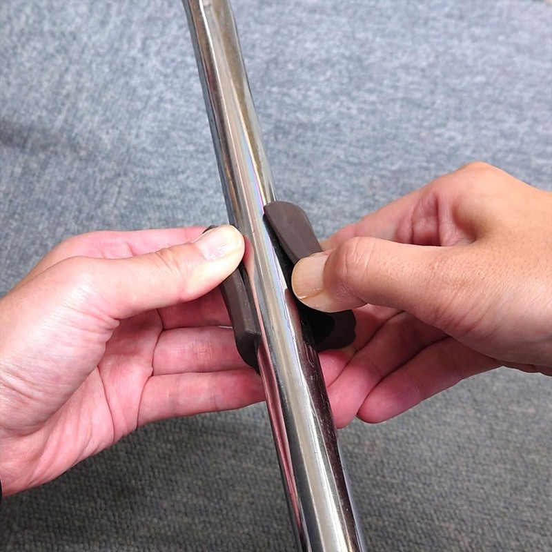 WAKI EC-018 Circle Leg Cap Non-Slip Grip (M, Light Brown