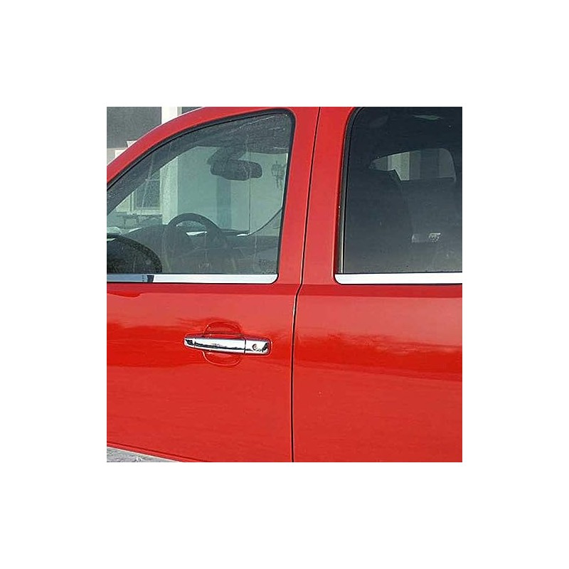 4pc. Chrome Window Sill Trim fits Silverado 2007-2013