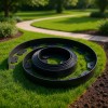 Plastic Garden Border 20ft X 2 UV Resistant Flexible Lawn
