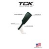 TCK 9 Inch Solid Baseball Stirrups (Dark Green, Large)