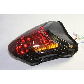 XKMT-Led Tail Brake Light Turn Signals Compatible With 08-2012 Hayabusa Gsx1300R Smoke [B00YWBX4LK]