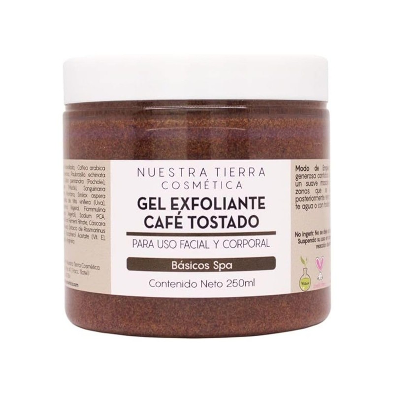 Gel Exfoliante de Café Tostado Anti-celulitis 250ml