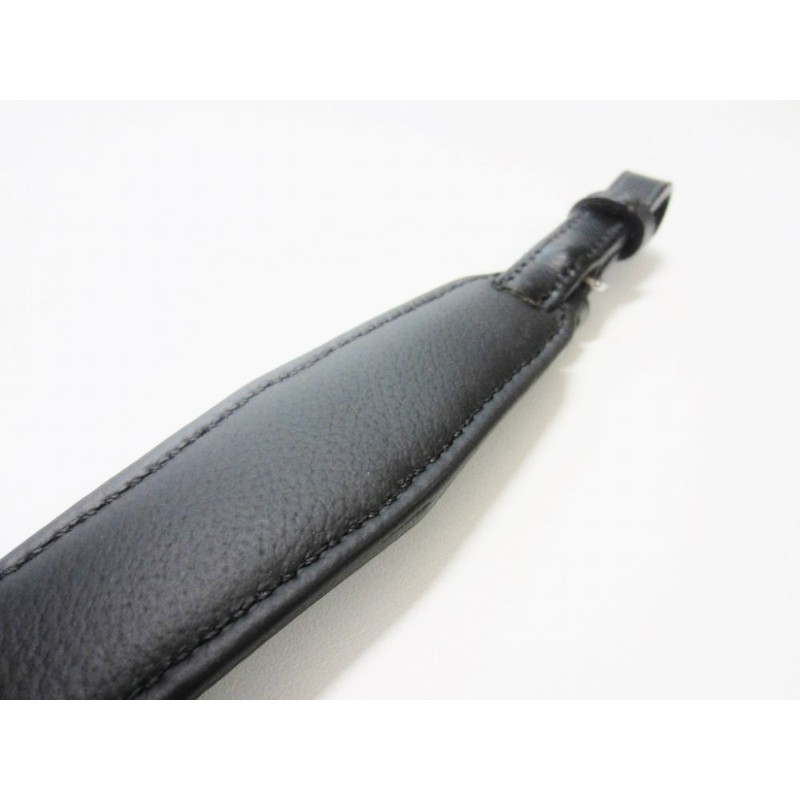 PS Pferdeartikel Soft Leather Padded Flower Nose Strap - Decorated