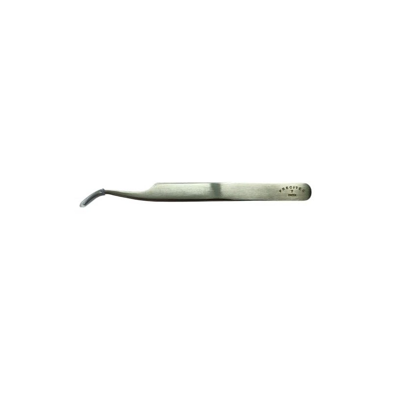 KD89 Precitec MSA 12.901-7 Precision Tweezers for Watchmakers, Curved and