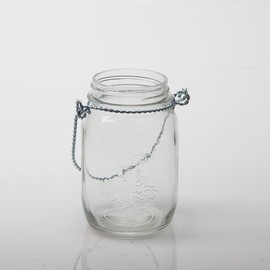 Eastland Small Mason Jar with Handle Glass Set of 6