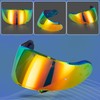 WODHMIEY Helmet Visor for SHOEI Motorcycle Wind Scratch Fog Reflective