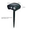 Ultrasonic Animal Repeller Solar Powered Cats Dogs Mouse Repellent for