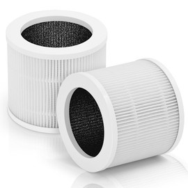 A1 Air Filter Replacement Set Compatible with VEWIOR Air Purifier Filter Replacement, Model HQSC-50, HQKJ-80, AMEIFU AP01W, KOIOS HQKJ-50 3-in-1 Filtration Efficient Air Cleaner 2 Packs