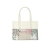 Le Jardin du Lin Printed Shopping Bag, Reusable Bag, Foldable,