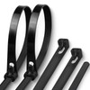Meccion Reusable Cable Ties, Pack of 100, UV-Resistant, Strong Nylon,
