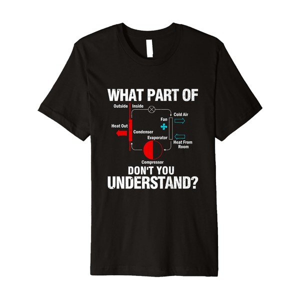 What Part Don't You Understand HVAC Tech Technician Premium T-Shirt