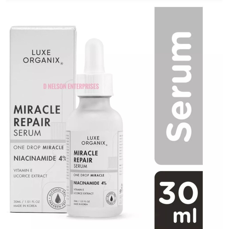 Luxe Organix Miracle Repair Serum Niacinamide 4% 30ml