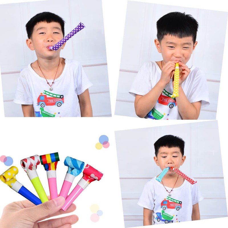 Lanito Long Squirrel Whistle Cheer Whistle Kids Whistle Birthday Blow