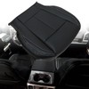 NLQR Front Driver Side Bottom Replacement Seat Cover Black Microfiber