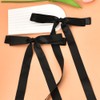 Big Bow Hair Ribbons Black Hair Bow Clips Two Layer